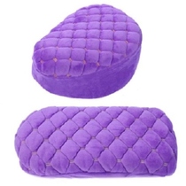 Applicable two-wheeler three-wheeler trolley saddle cover cute electric sitting plate comfortable suede cushion honeycomb oval