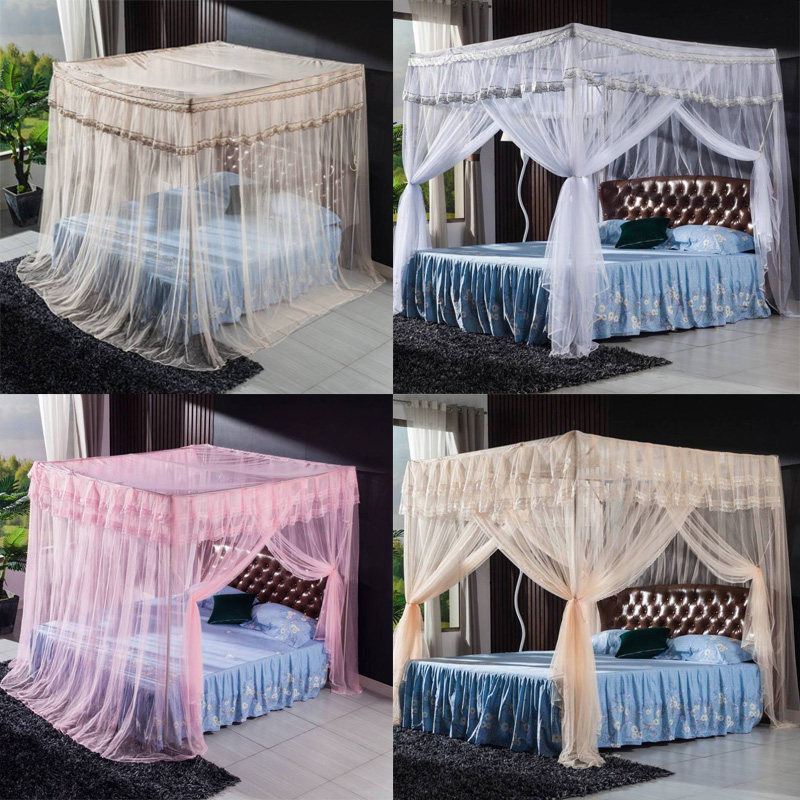 Mosquito net single piece (without bracket) three-door side door student dormitory upper and lower bunk straps encrypted home