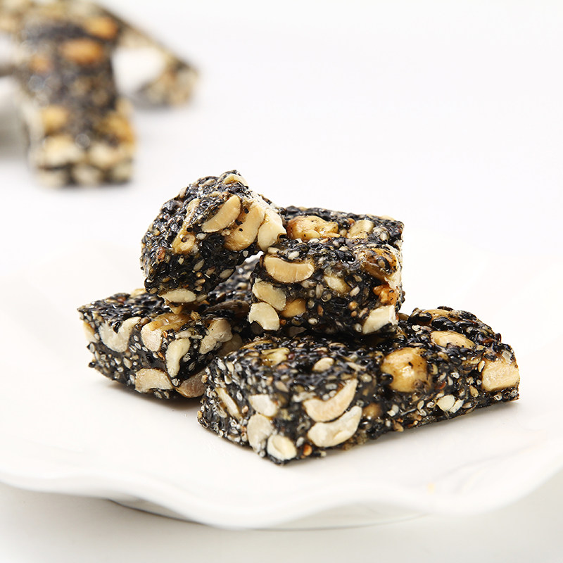 Black sesame flakes Peanut halva Black sesame sugar Pregnant women