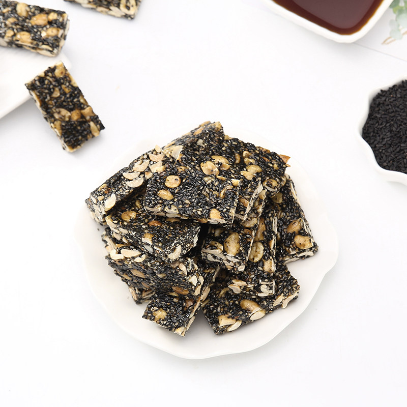 Black sesame flakes Peanut halva Black sesame sugar Pregnant women