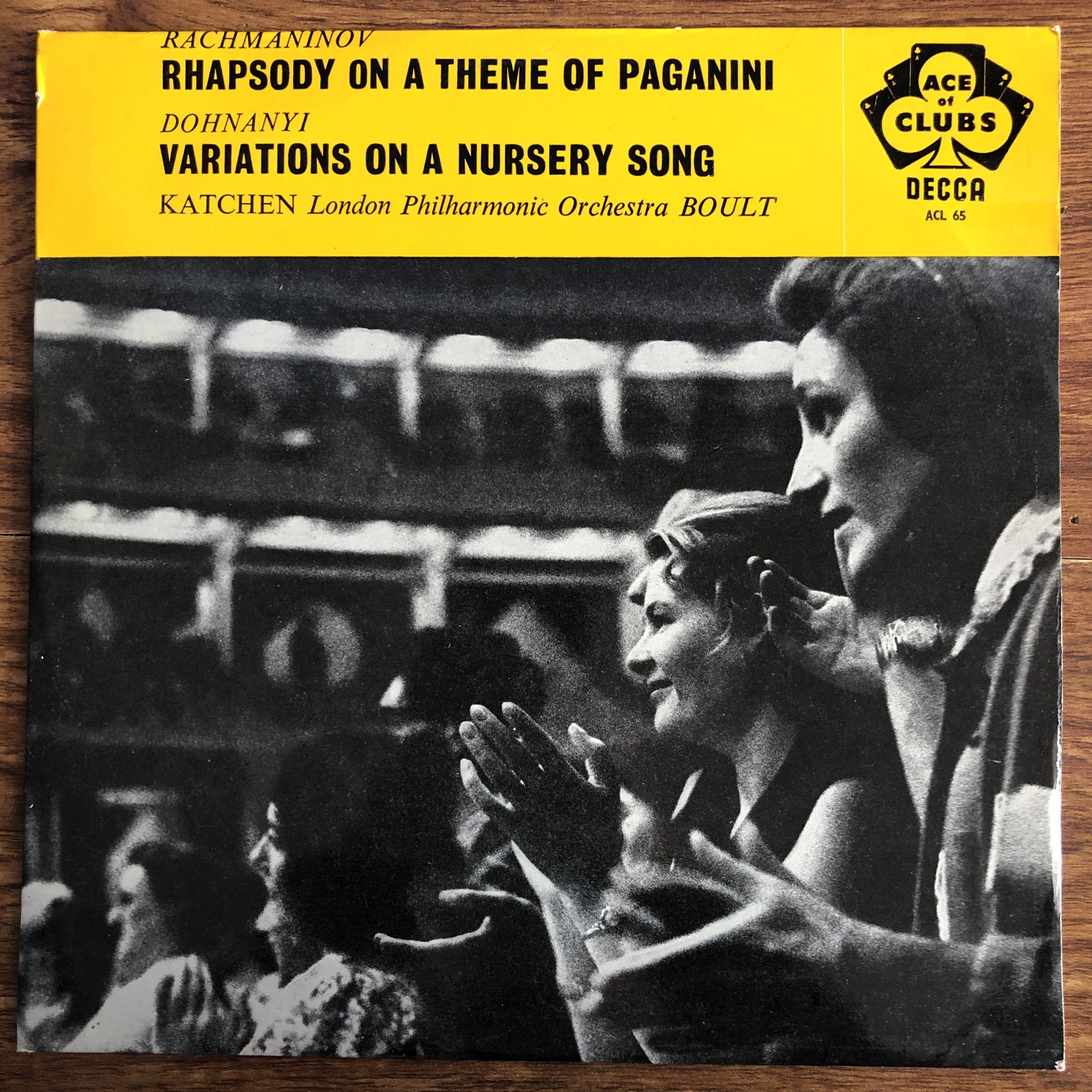Rachmaninoff Rhapsody Kachin Piano Vinyl LP