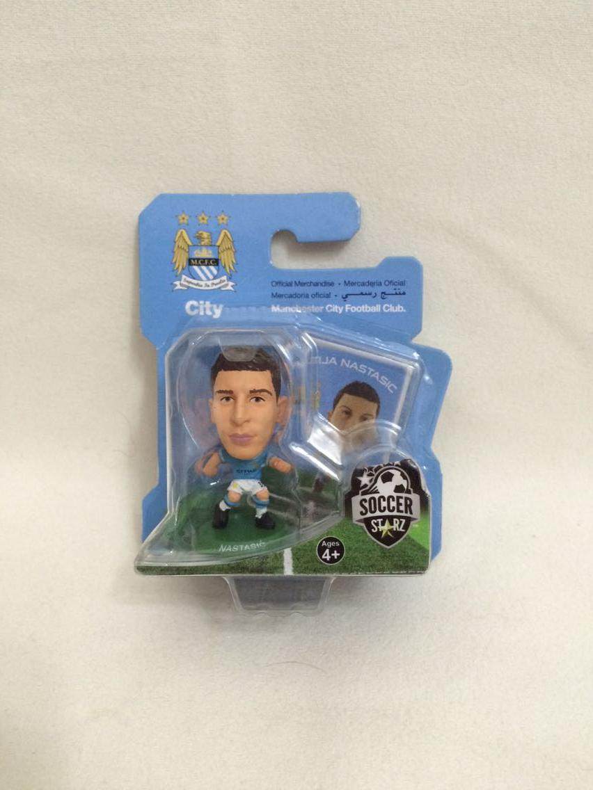 Soccerstarz Manchester City Nastasic Genuine Mini Football Doll Figure (Original Box)