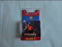 Champions League Barcelona FT CHAMPS football doll No. 1 goalkeeper Valdes (3 inches)