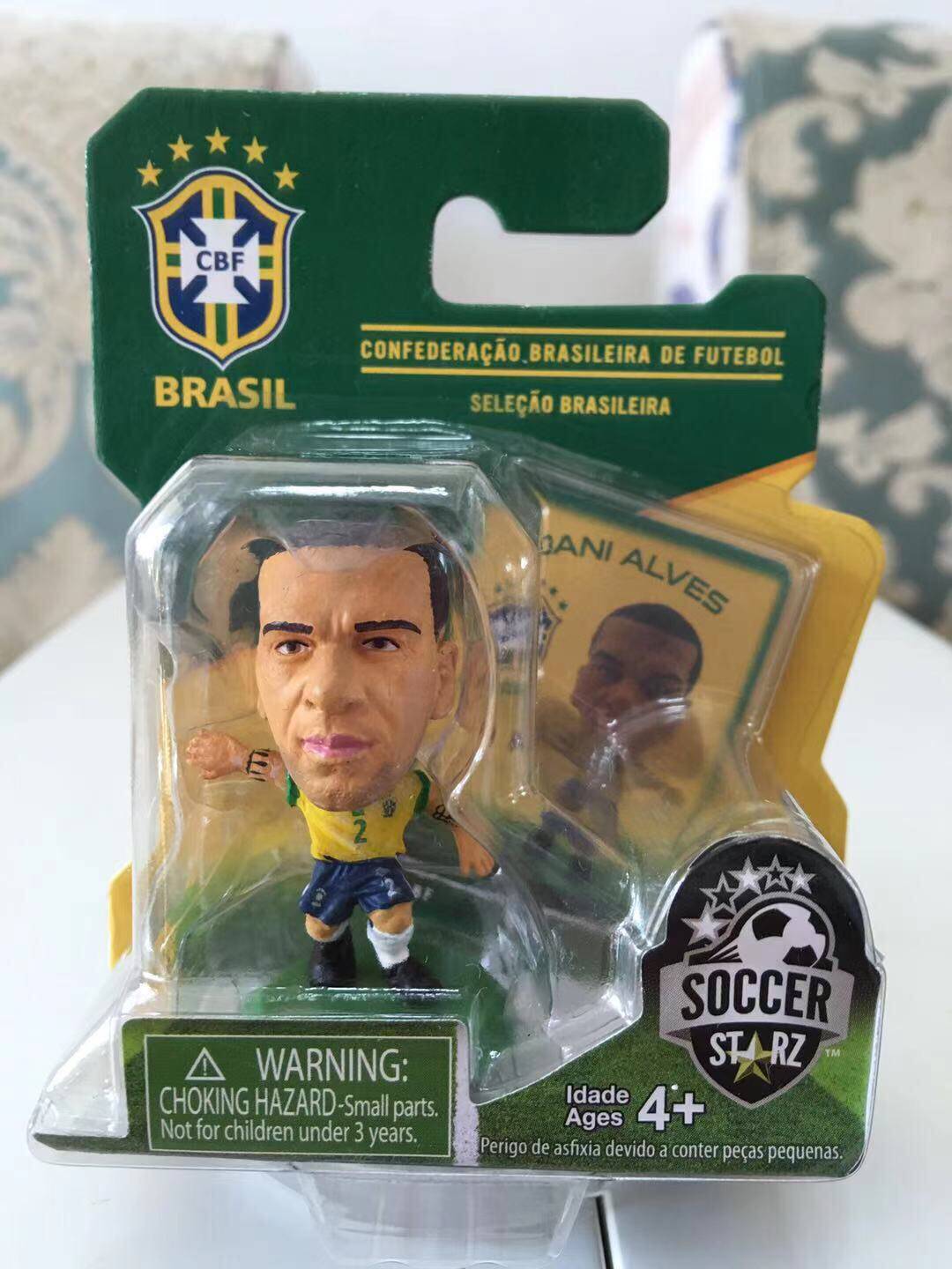 Soccerstarz Brazil Alves Football Star Figure Model (Original Box)