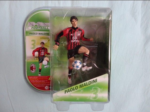 Serie A AC Milan 3D STARS football man puppets paparazzi model model 3 Martini gift