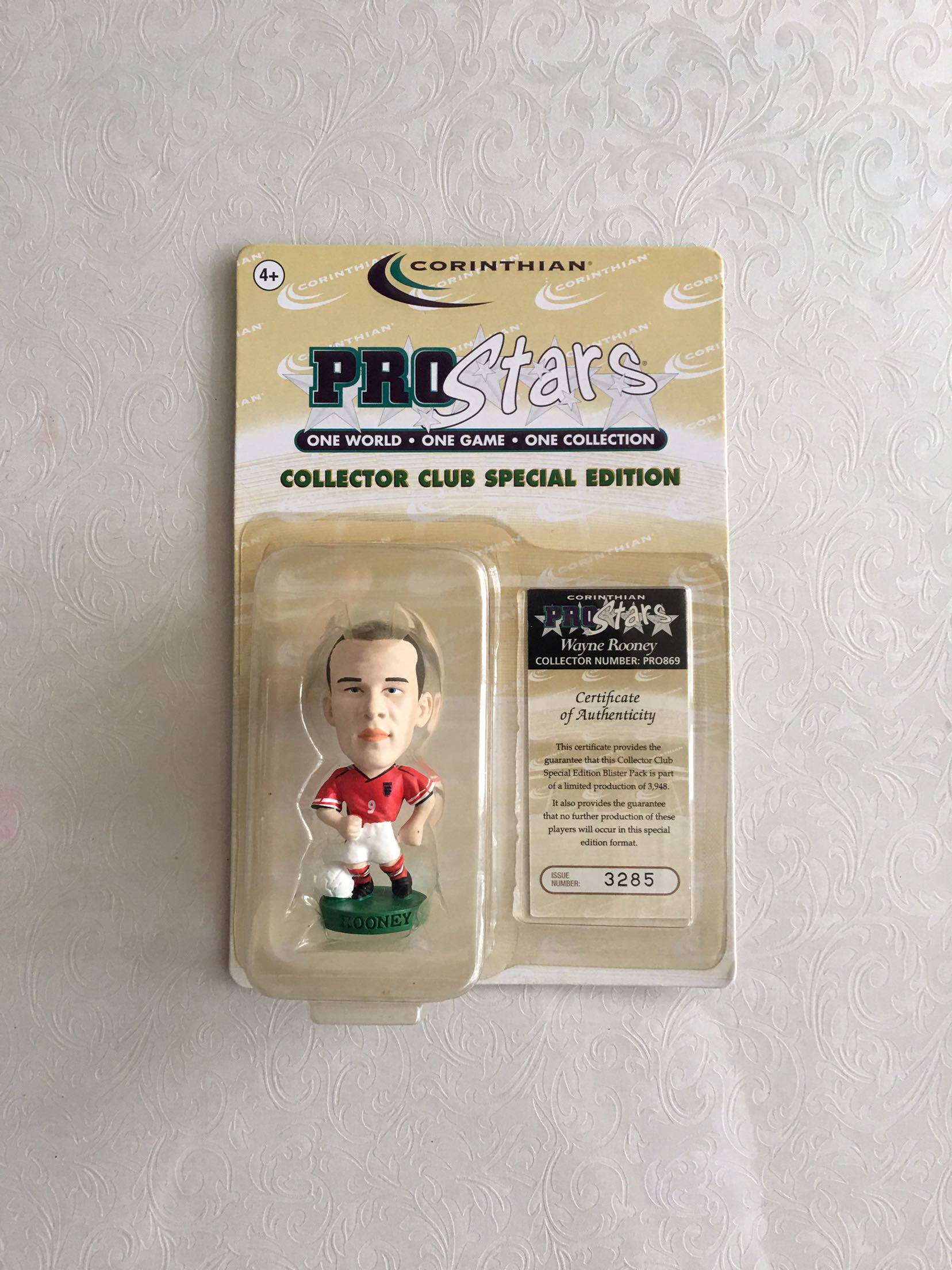 Corinthian ProStars England Rooney Football Figure PRO869 (Original Box)
