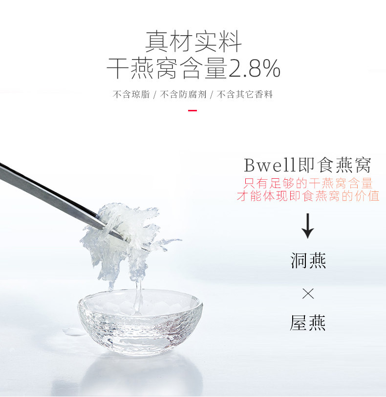 泰国进口 Bwell 木糖醇即食燕窝 75ml*6瓶*2件 双重优惠折后￥158包税包邮
