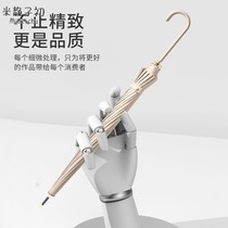 16-bone long-handled umbrella for women rain or shine strong automatic large double mens wind-resistant hook ins wind custom umbrella