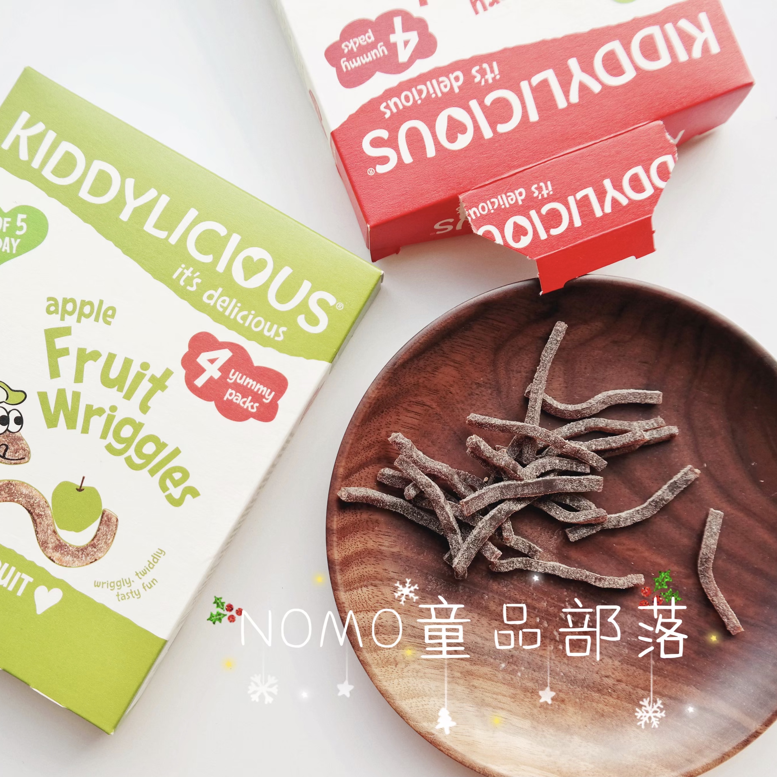 No sugar No Add to the UK Kiddylicous Tong Taste Pure Fruit-made Fruit Flesh Strips Baby Jam