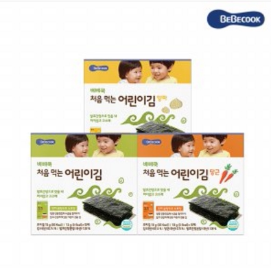 South Korea bebecook infant child no salt Add to sea Tweed one-year-old snack 21 5