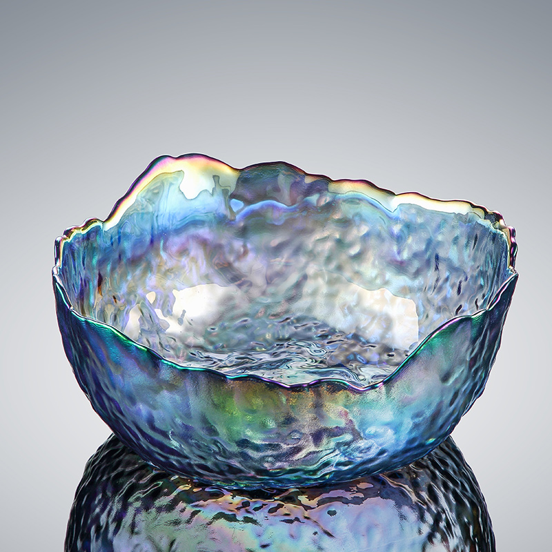 Glass Tea Wash Large Washcup Wash Cup Wash tea Water barrel Home Gongfu Tea Contained Bowl minimalist Hammer Tattooer Spittoon