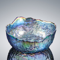 Glass Tea Wash Large Washcup Wash Cup Wash tea Water barrel Home Gongfu Tea Contained Bowl minimalist Hammer Tattooer Spittoon