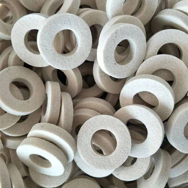 Wool Felt Industrial Mechanical Sealing Gasket, Oil-Absorbing and Wear-Resistant Polishing Sheet, Screw Lubrication, Special-Shaped Flange Tensioner