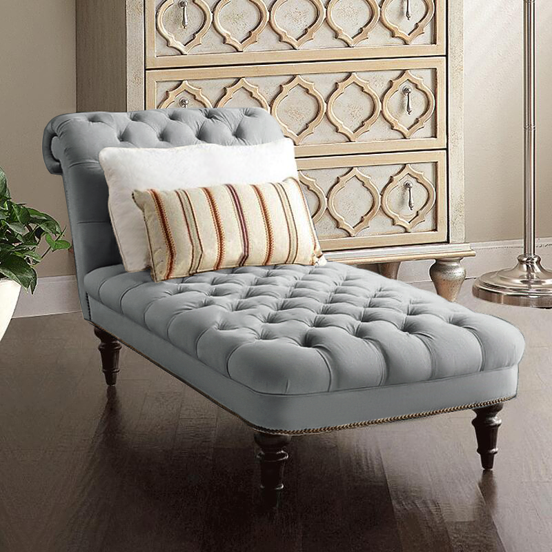 American stool Guido's tatami mini-princess sofa chair your courtesina with a single suede cloak bed bedroom furnishings-Taobao