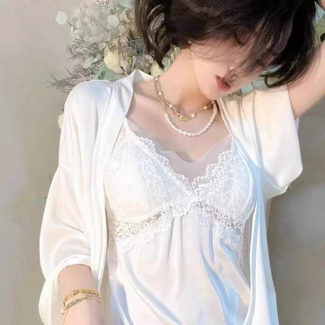 ຊຸດນອນ sexy ສໍາລັບແມ່ຍິງ, ແບບ lust ບໍລິສຸດ, summer ribbon ກ້ອນ, pad ຫນ້າເອິກ, lace mesh, pad ຫນ້າເອິກ, suspenders, nightgown, ຊຸດ nightgown