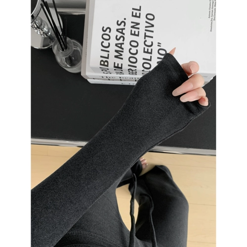 Мегафон, штаны, корсет с молнией, лонгслив, кардиган, комплект, облегающий крой