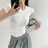 Белый (маленький круговой воротник)