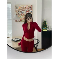 Бордовый (топ с воротником-стойкой и капюшоном)