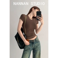 Коричневый цвет кофе (маленький воротник)