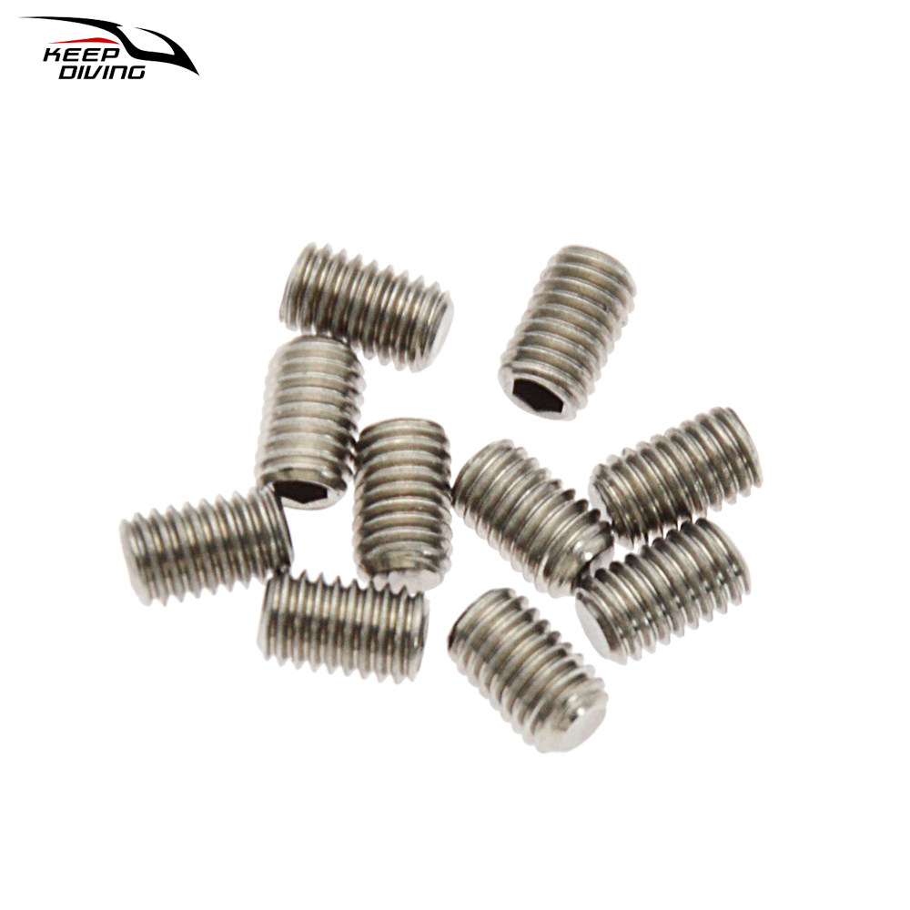 10 installed surfin fin screw 304 stainless steel headless fixed parts SUP paddle plate fish fin M5 installed screw