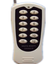 Long-distance high-power 1000 meters 12-key fog gun machine remote control luminous fixed code learning code 315M