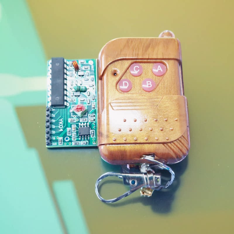 遥控套件5V伏带解码接收模块XD YK04 2272 M4 2262无线发射器-Taobao