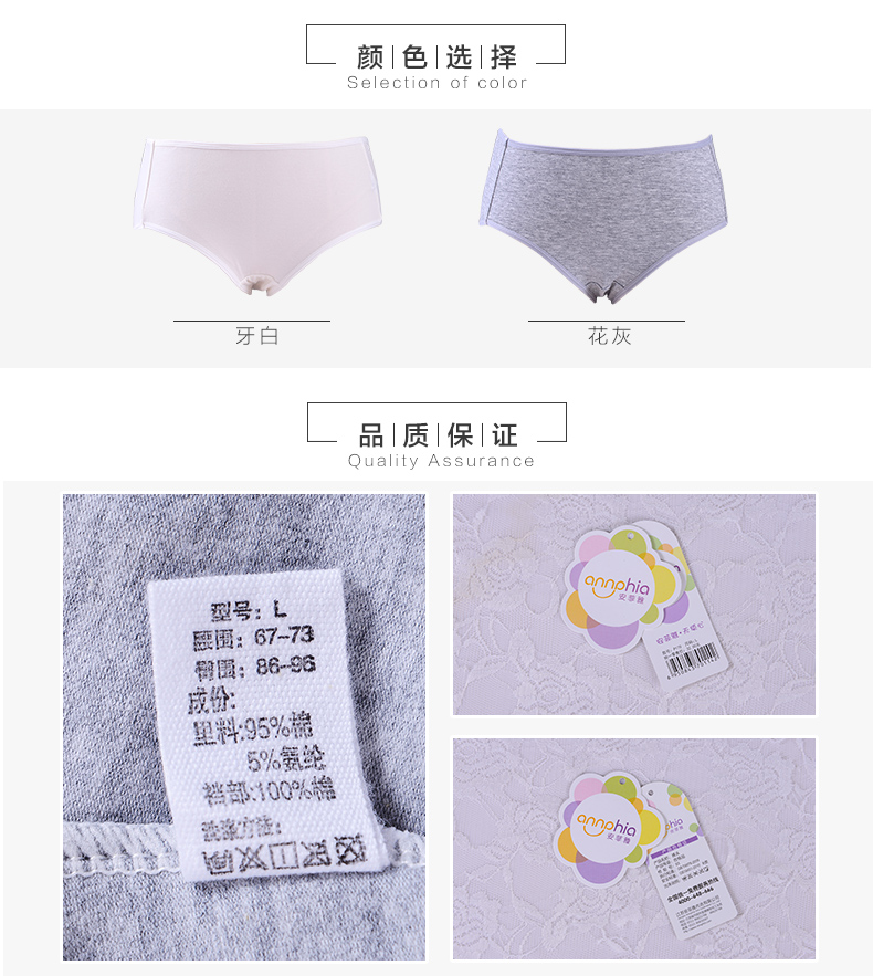 Slip ANNPHIA P161 en coton - Ref 640463 Image 16