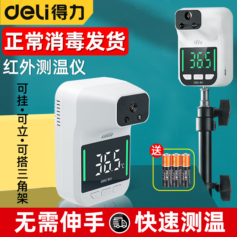 Temperature-Temperature-Gun Steps at the door of the Temperature Gun