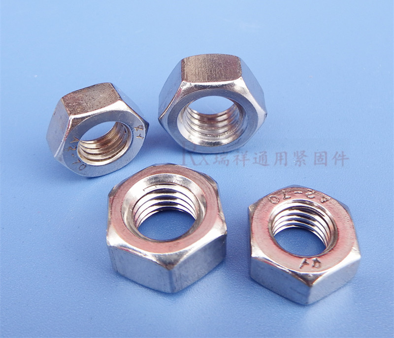 201 stainless steel hexagonal nut stainless steel screw cap M3 4 5 6 8 10-20 22 22 27 27 30