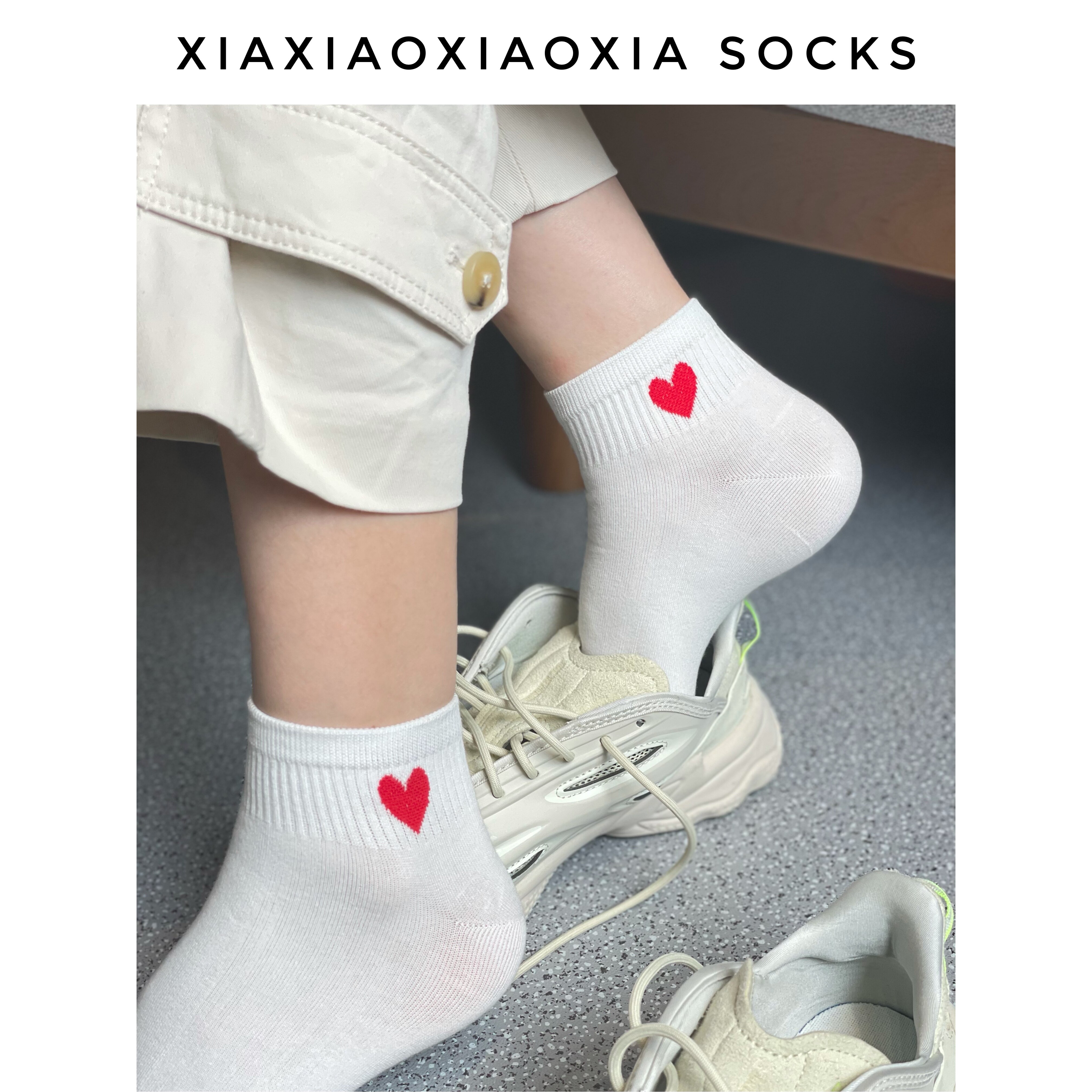 South Korea's Dongdao spot female socks love low - gang waist cotton socks