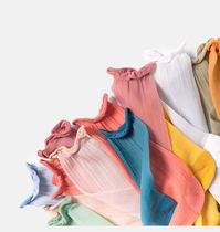 (More than five pairs) Summer new 15-color glass stockings womens thin mid-calf socks Japanese rolled solid color socks