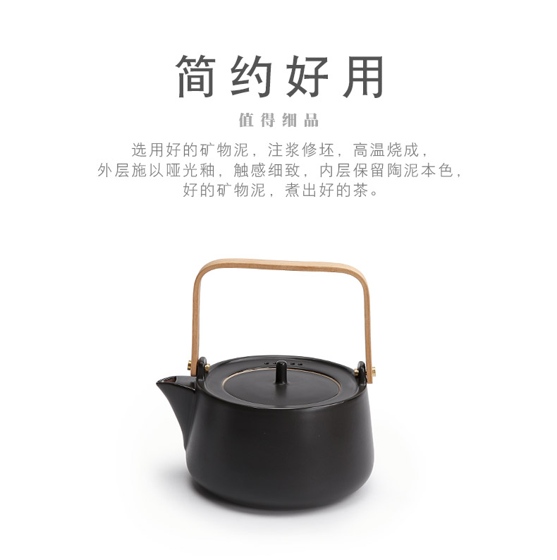 Mr [proprietary] nanshan kettle TaoLu boiled tea machine household ceramic tea sets tea cooking pot