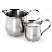 Stainless steel small Milk Cup Milk Cup fashion Coffee Milk Cup flower small cup pointed Milk Cup