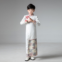 Boys dress Chinese style performance suit children's national school uniform walk show suit little boy Chinese trendy handsome trend