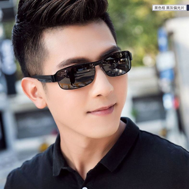 Men's Sunglasses 2020 new round face tide male polarized sunglasses driver eye male eye