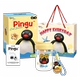 [Кокосовый стиль] Летняя соломенная чашка Pingu + подарочный пакет