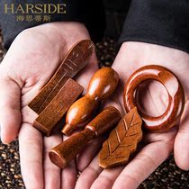  HARSIDE Japanese style chopstick pillow spoon holder Household cute creative wooden chopstick holder holder