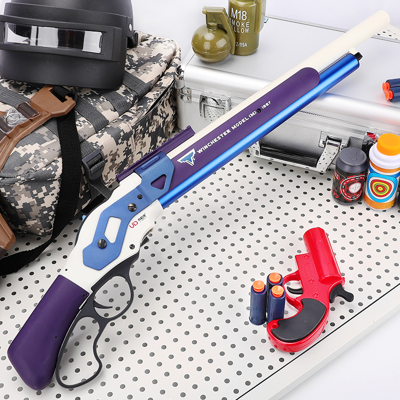 UDL Throws Shell Soft Bullet Gun M1887 Governor Winchester Spa Shotgun Shotgun Model Boy Gun Toy Emulation