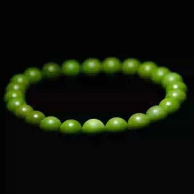 Hubei pure natural raw ore turquoise Yunxi rapeseed yellow old beads hand string hand loose beads diy accessories