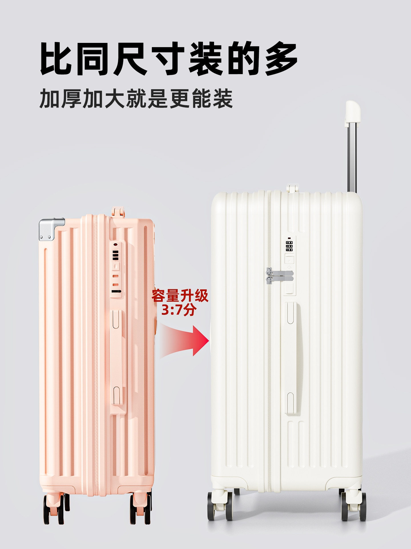 Luggage Suitcase 28 Inches 24 Large Capacity Trolley Case Women's Travel Password Leather Case 2025 New Model 30 Inches 26 Silent Wheels