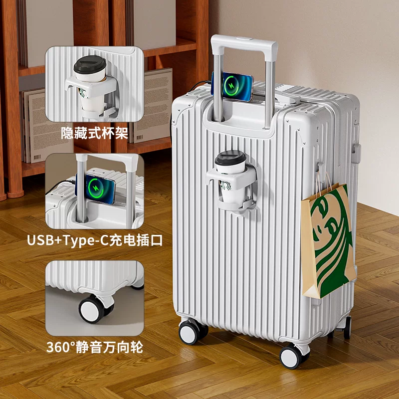 Suitcase, capacious durable box for traveling, 20 inch