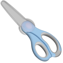 Childrens ceramic baby food scissors household baby special cutter tool that can cut meat and vegetables portable