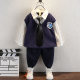 Boys' small suits British style male baby college style flower girl dress children's formal wear boy casual suit suit