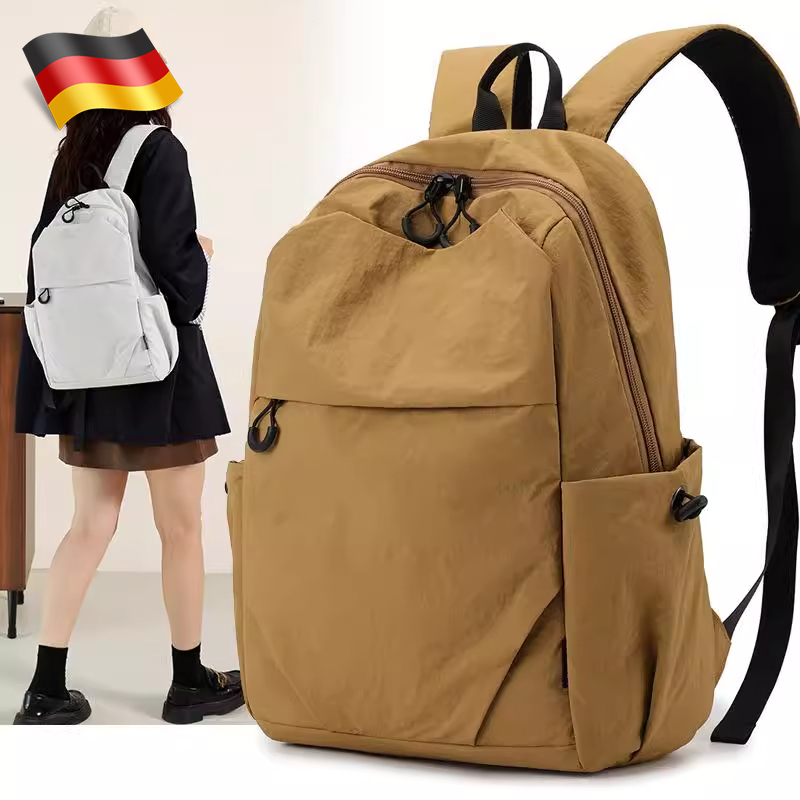 German Small Backpack for Men, Mini Lightweight Student School Bag, Sports Short-Distance Business Trip Travel Backpack for Women