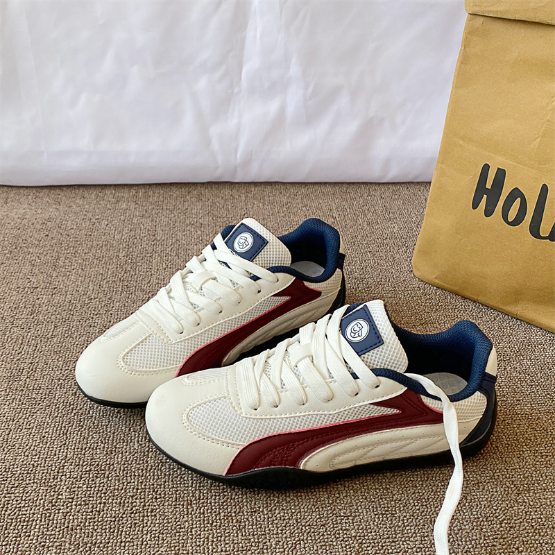 Racing Shoes/White Liquor Red Dexun Shoes, Unisex, 2026 Spring New Model, Thin-Soled, Versatile Sports and Casual Sneakers