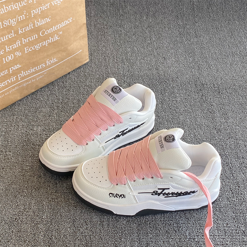 Original Niche White Sneakers for Women ins Trendy 2026 Spring New Student Versatile Sports Casual Board Shoes