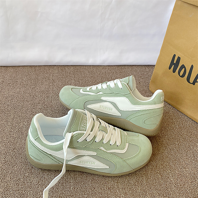 Lu Xiaoqi Racing Shoes/Mint Green Dexun Shoes, Unisex Mesh Breathable Height-Increasing Versatile Casual Sneakers