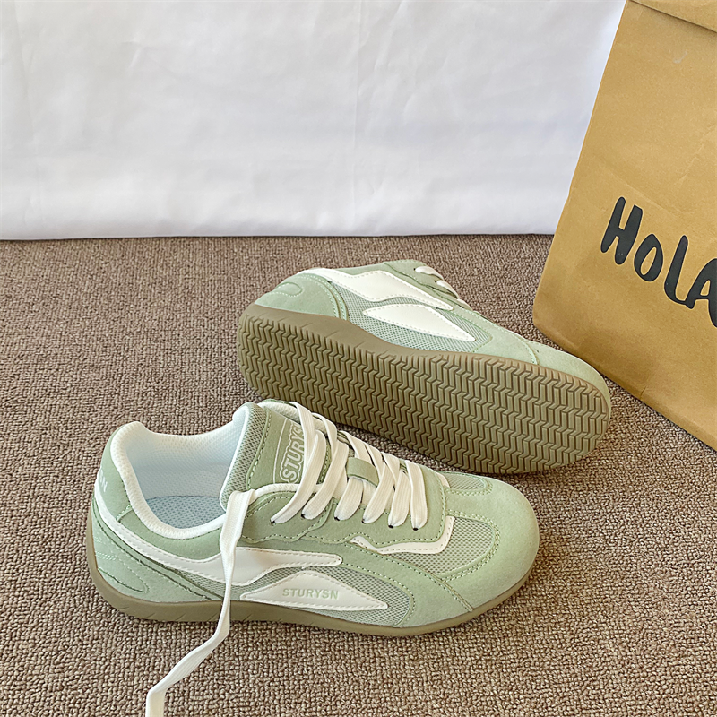 Lu Xiaoqi Racing Shoes/Mint Green Dexun Shoes, Unisex Mesh Breathable Height-Increasing Versatile Casual Sneakers