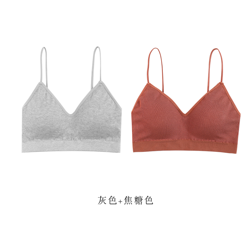 đồ lót Nam Cực womens thép miễn phí cô gái ren áo ngực vest kiểu womens ngực nhỏ để thu thập mặt sau áo ngực Hoa Kỳ.