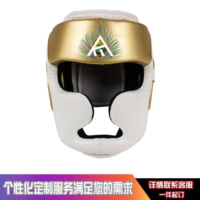 Boxing helmet anti-hood protector adult children sanda head protector fully enclosed Muay Thai thick fighting training hood
